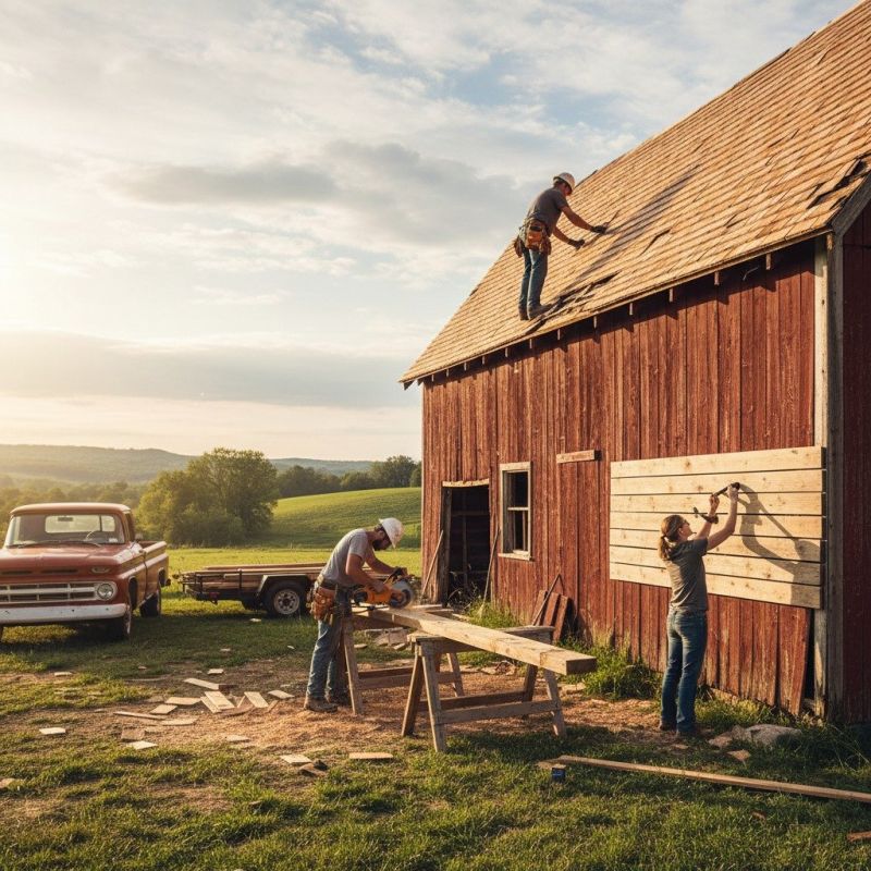 Barn Roof Repair